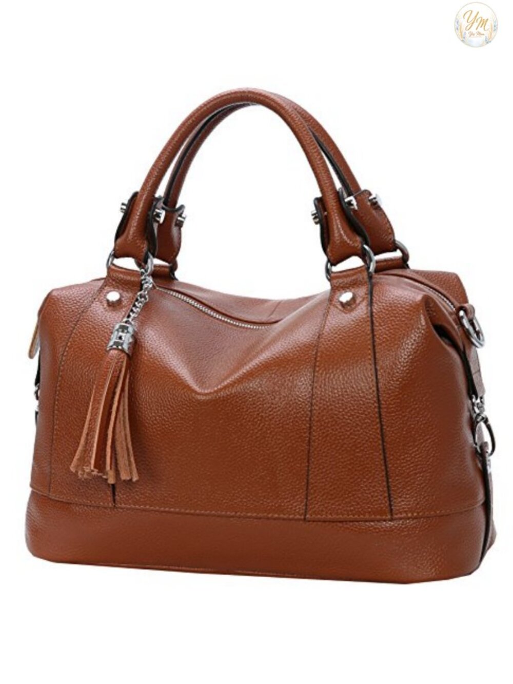 Genuine Leather Satchel Tote Handbag Shoulder Purse Crossbody